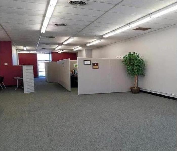 Office space restored to pre-loss condition 