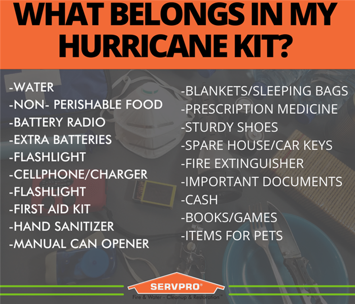 Long list of items to keep in your emergency kit in case of a natural diaster